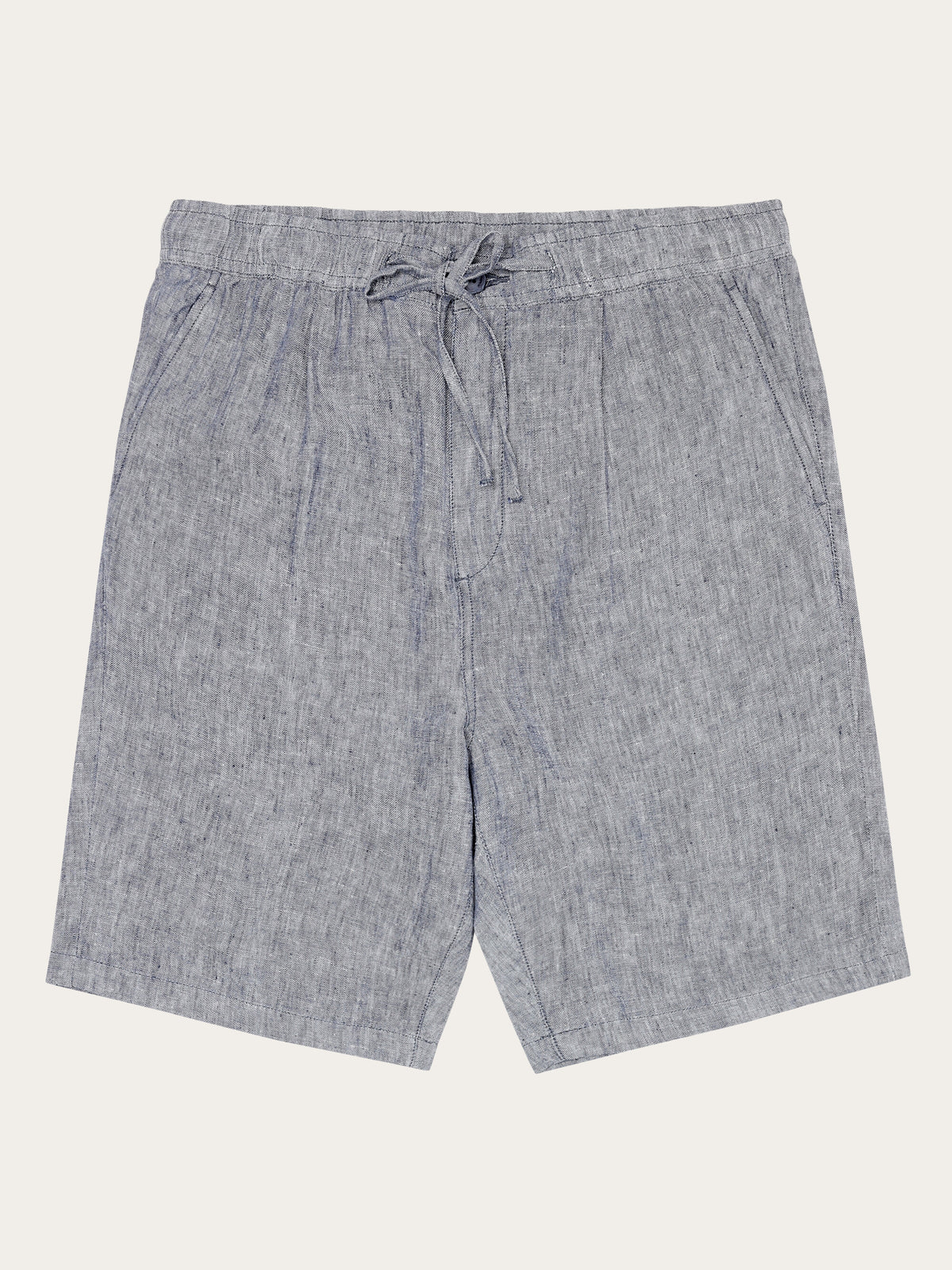 Loose Linen shorts - Ultimate Grey - Yarndyed