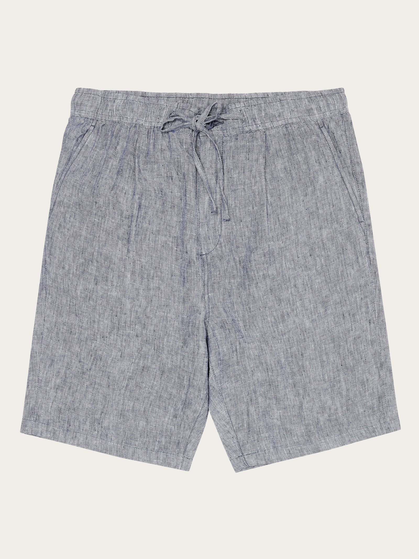 Loose Linen shorts Vintage Indigo - Main Image