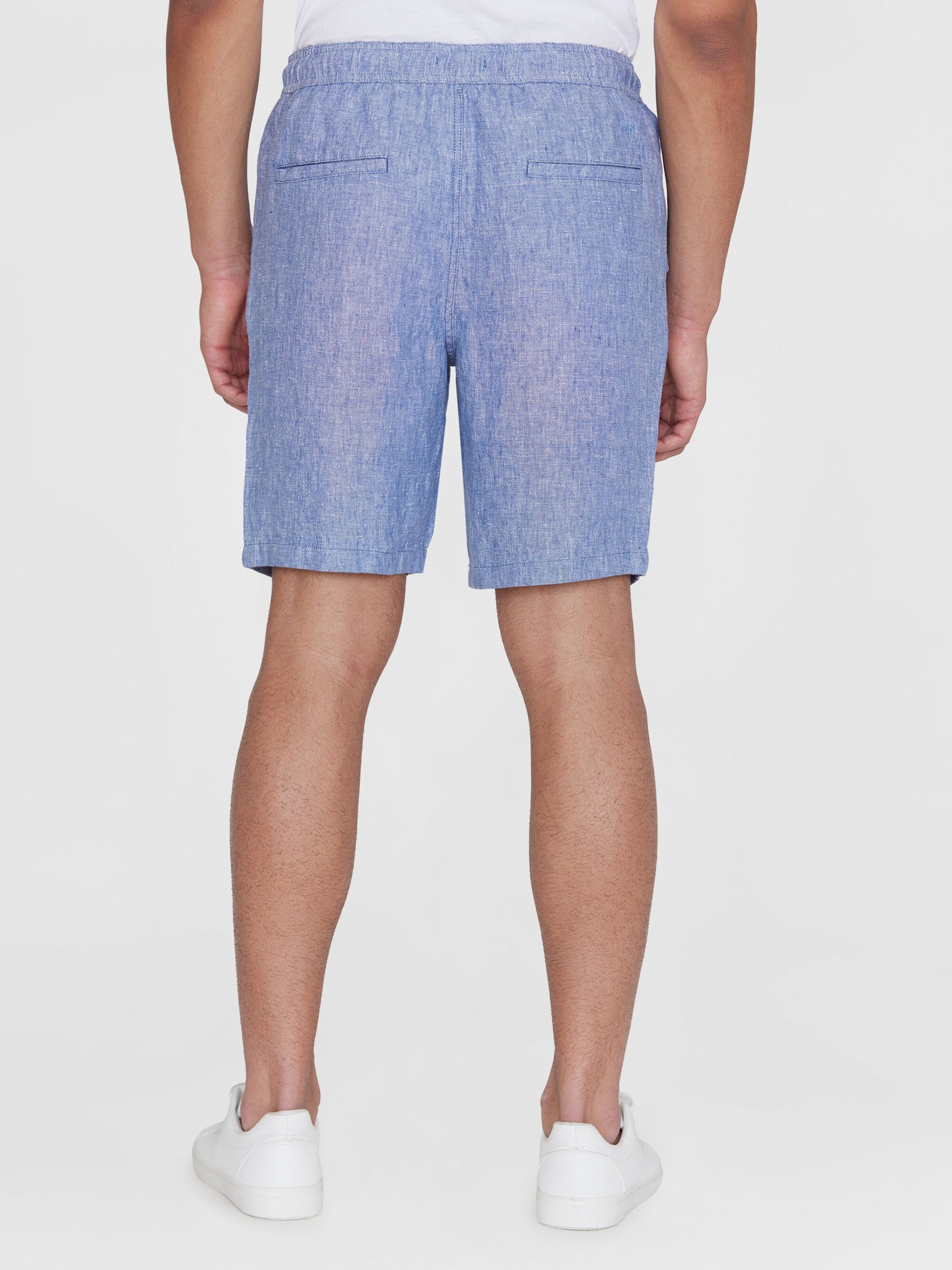 Loose Linen shorts - Moonlight Blue – KnowledgeCotton