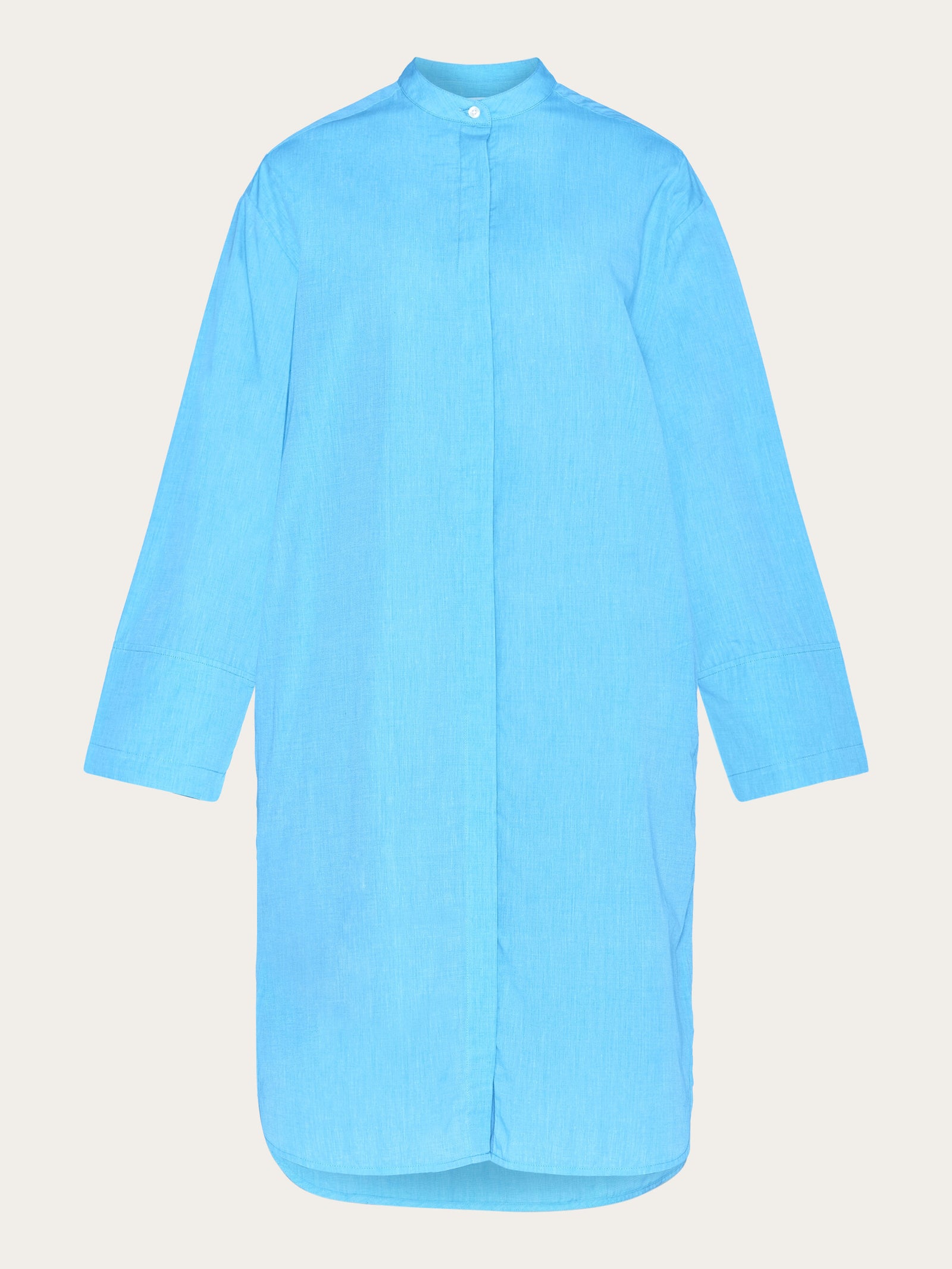 Izumi☆ Cotton-Blend Voile Shirt Dress Izumi oversized cotton poplin shirt dress in white - The Row