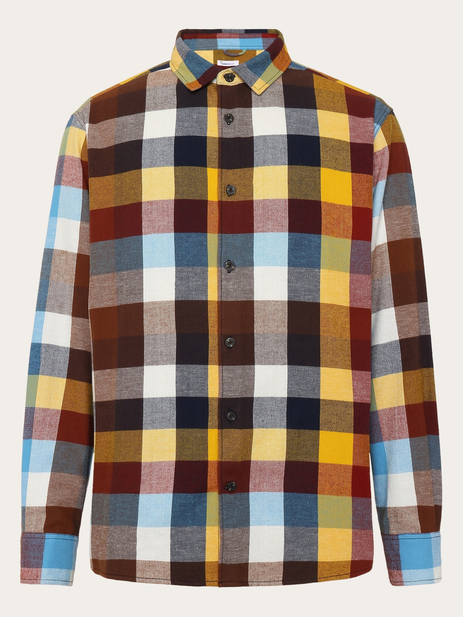 Buy Loose fit checked flannel shirt - GOTS/Vegan - Multi check - from  KnowledgeCotton Apparel®