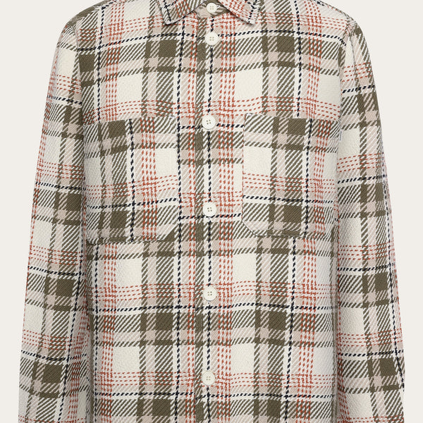 トップス CLANE CHECK POCKET OVER SHIRT CLANE CHECK POCKET OVER SHIRT CLANE LOGO BUTTON-DOWN BASIC