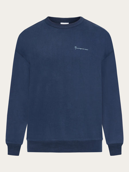 トップス DESCENDANT HORIZON ORGANIC COTTON LS Loose fit sweat owl chill camp print - Regenerative Organic