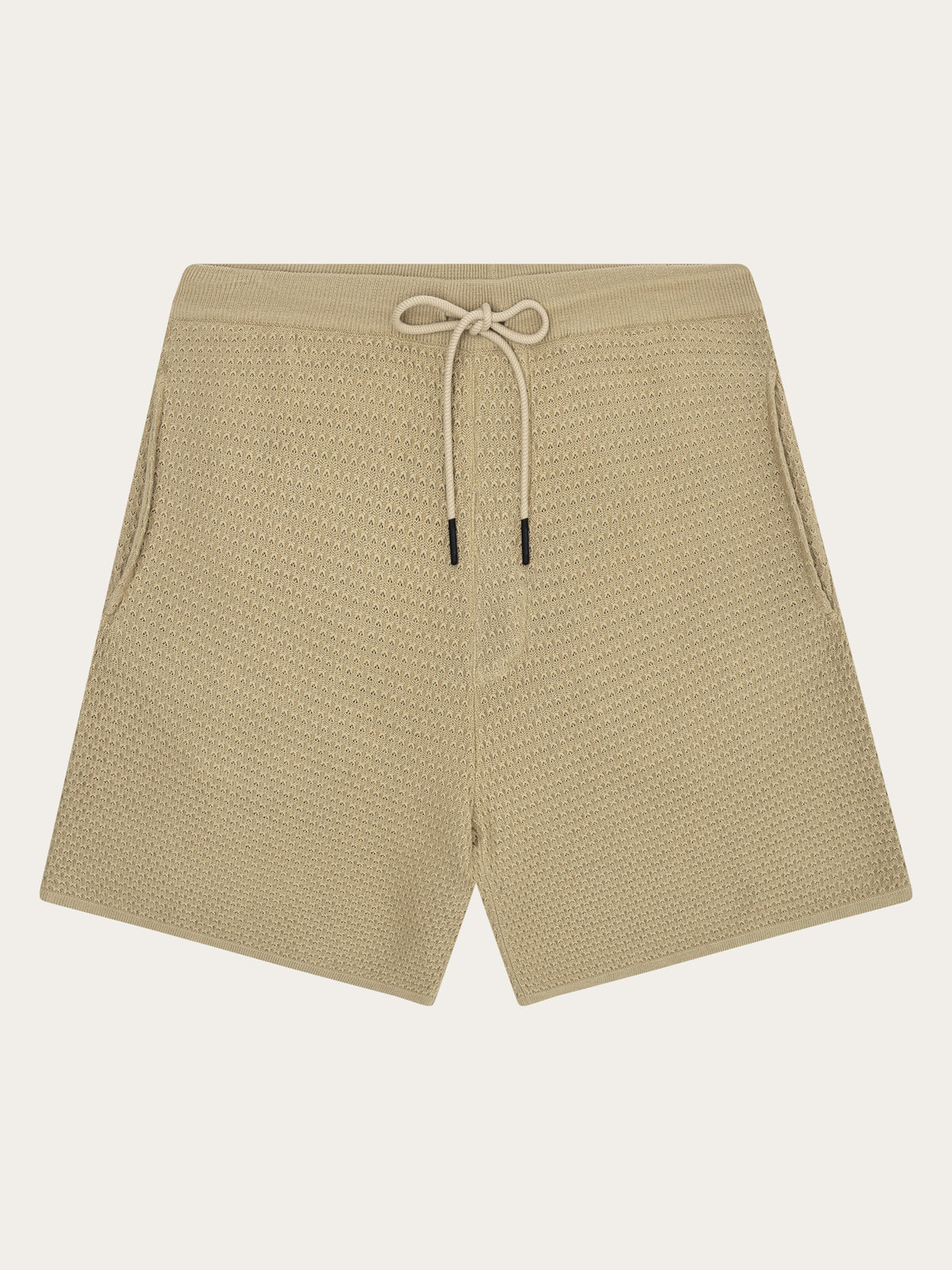 Loose knit shorts - Twill