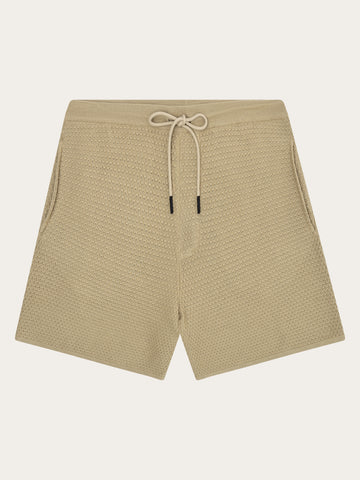KnowledgeCotton Apparel - MEN Loose knit shorts Shorts 1495 Twill