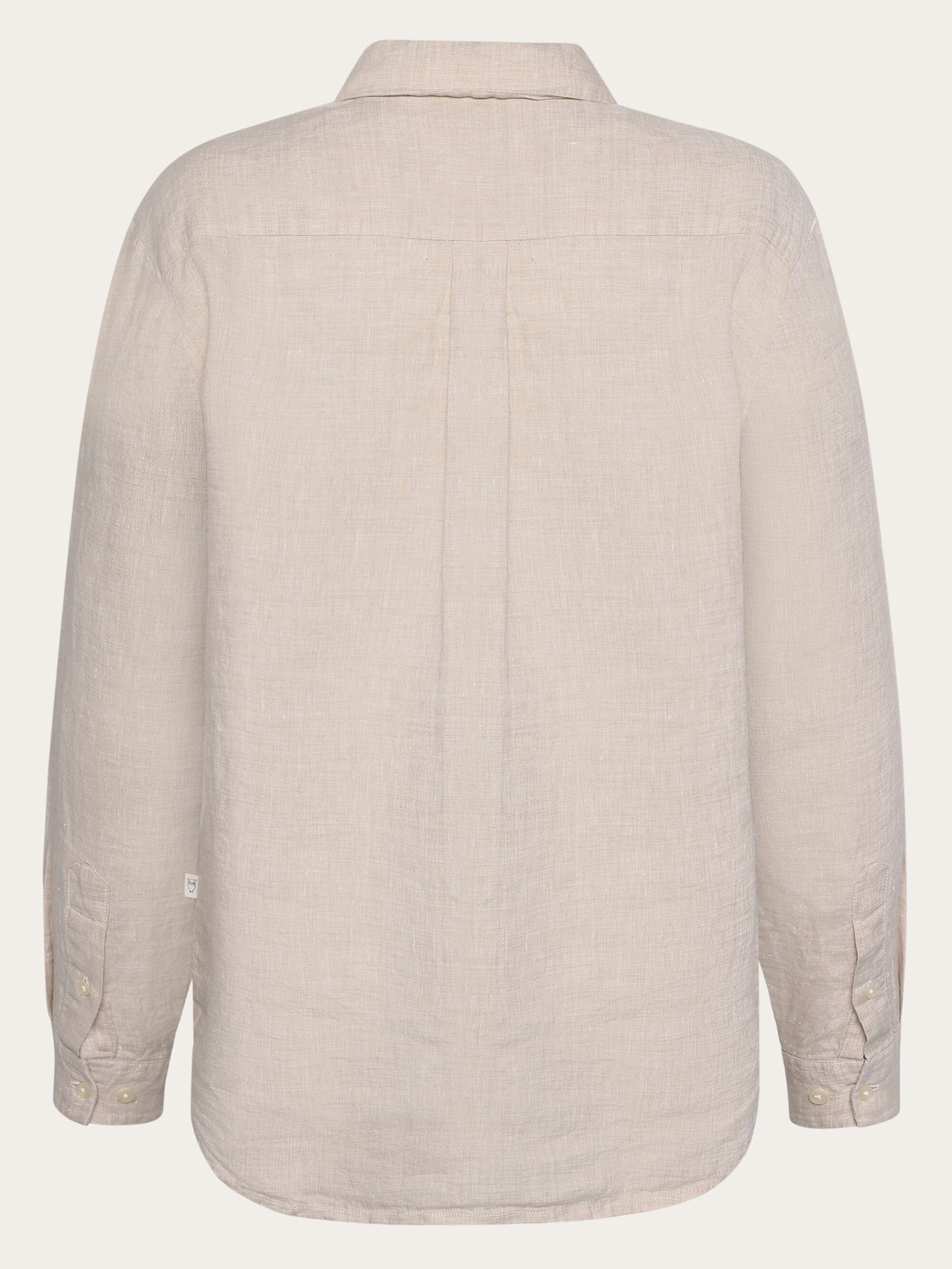 トップス Let LOOSE THOUGHTFUL LINEN SHIRT Loose linen shirt - Yarndyed - Light feather gray