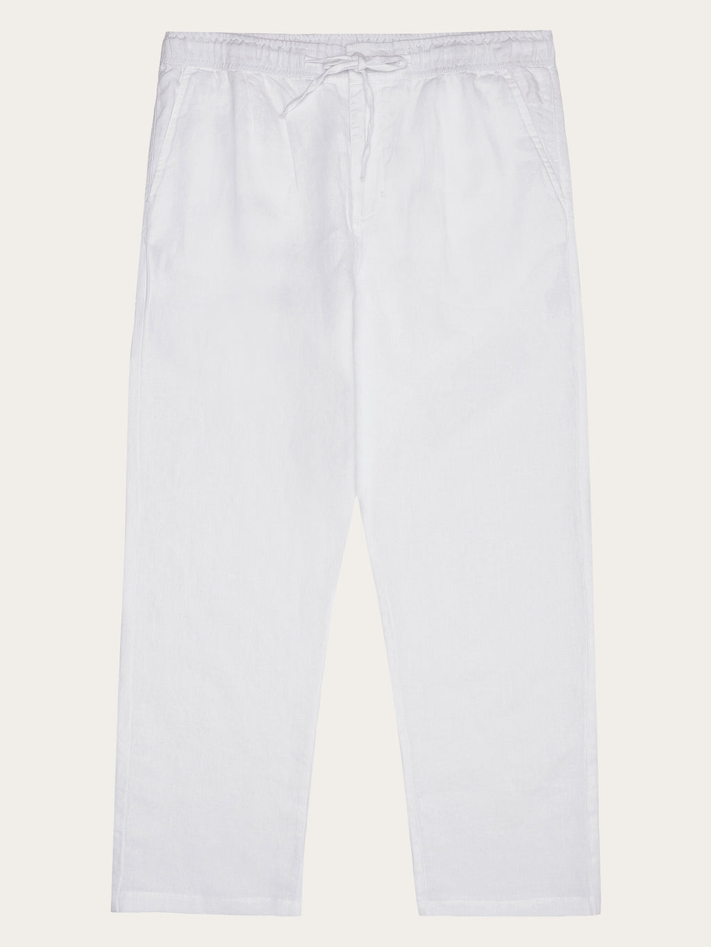 Loose linen pant - Bright White