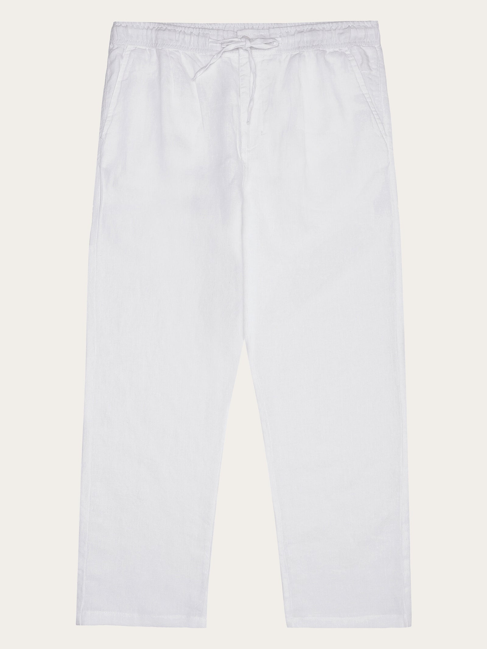 Loose linen pant - Bright White