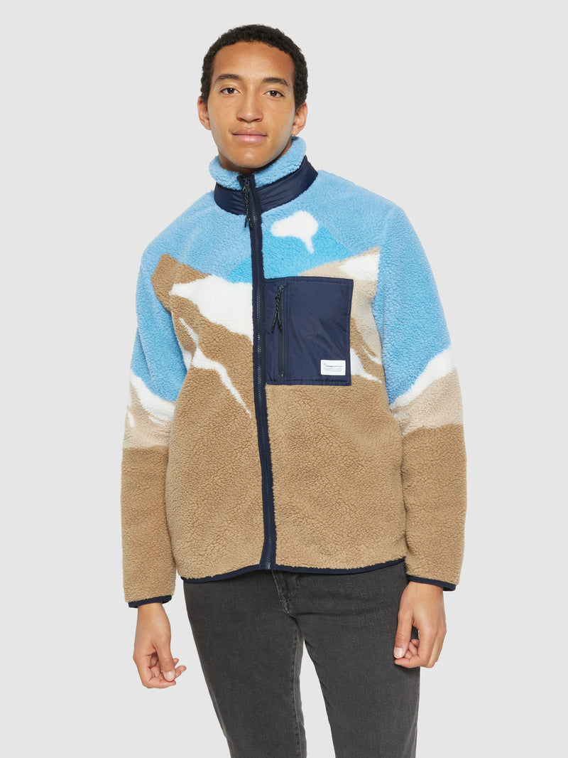 Blue teddy jacket online