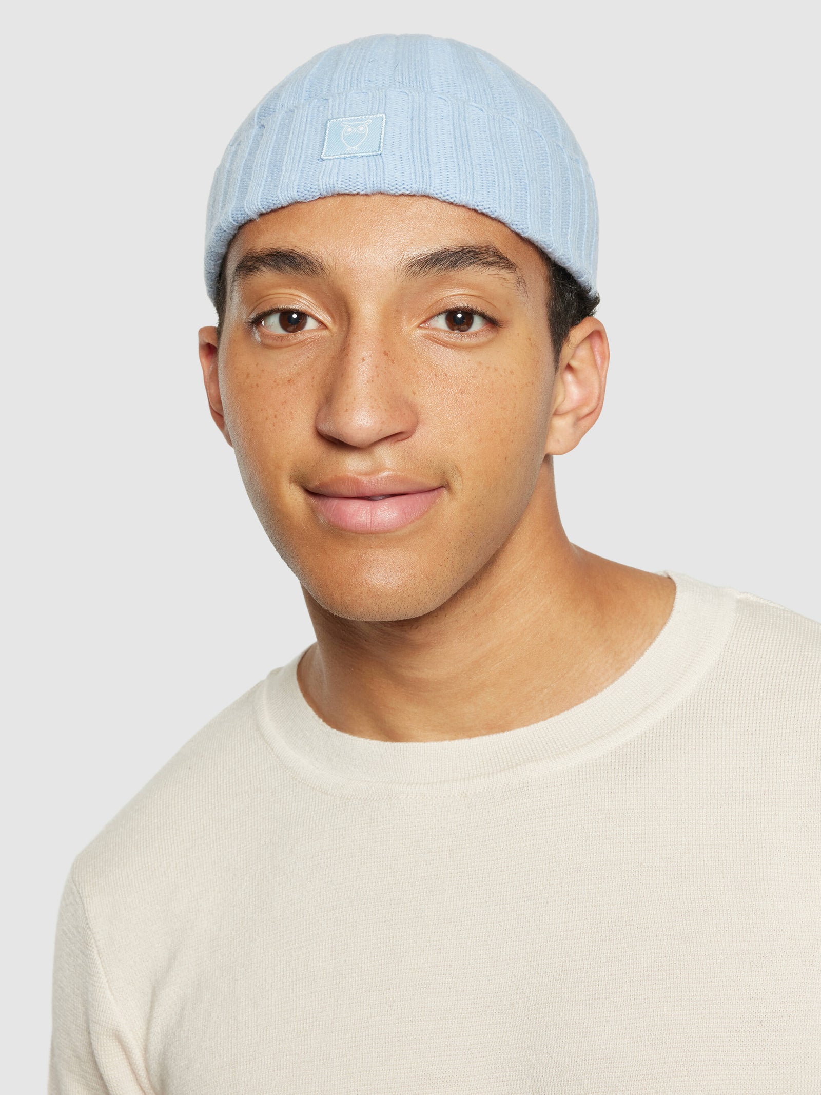 Low wool 5x4 rib beanie - RWS - Asley Blue – KnowledgeCotton