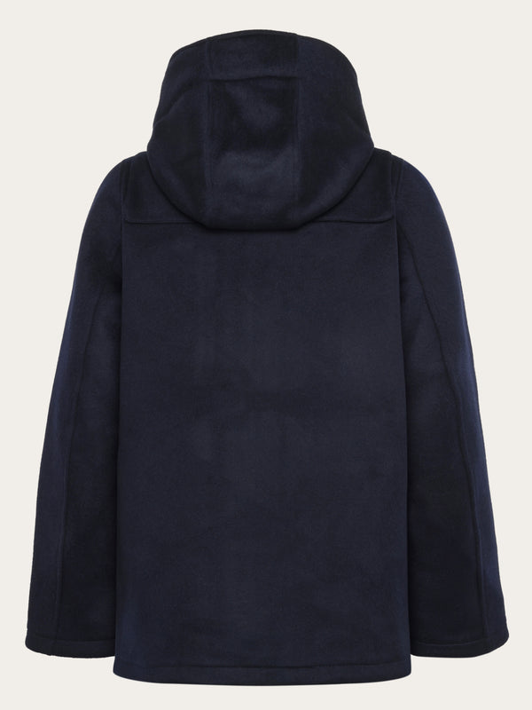KnowledgeCotton Apparel - WMN Merino Wool Duffel Jacket - GRS Jackets 1412 Night Sky