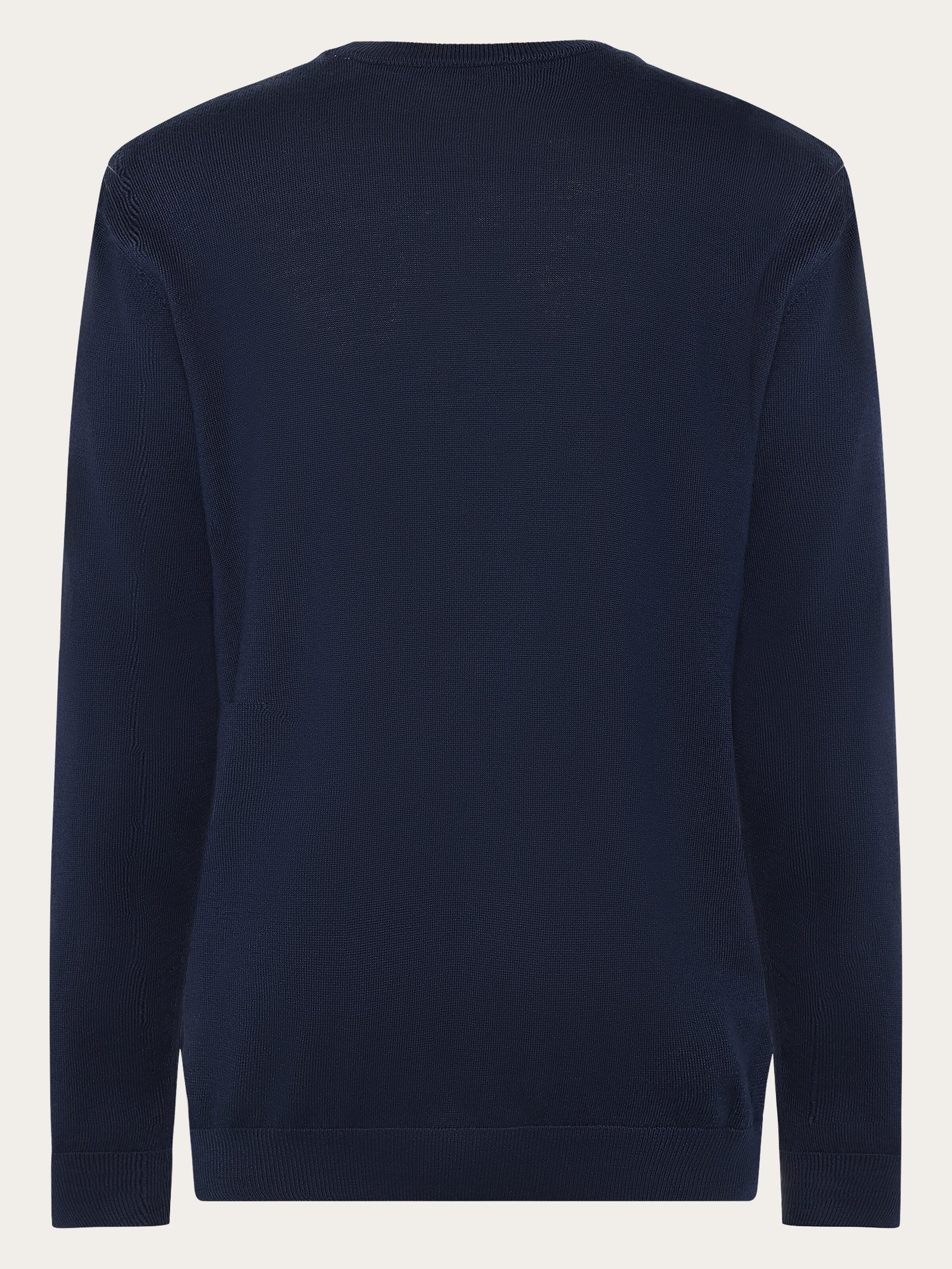 Merino crew neck core sweater - Total Eclipse