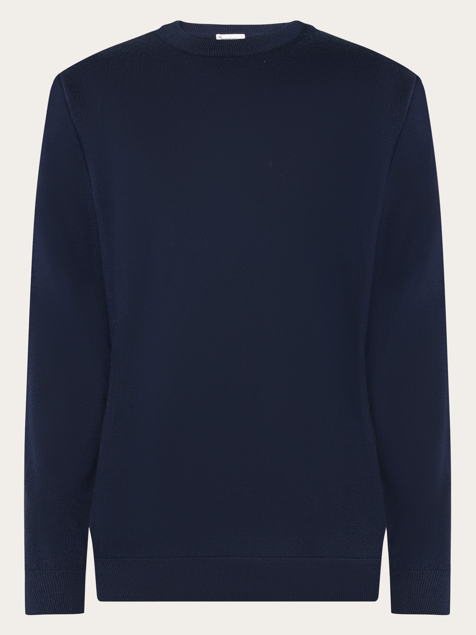 Merino crew neck core sweater - Total Eclipse