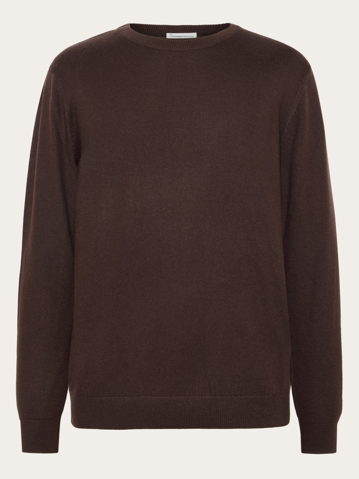 Merino crew neck core sweater - Total Eclipse