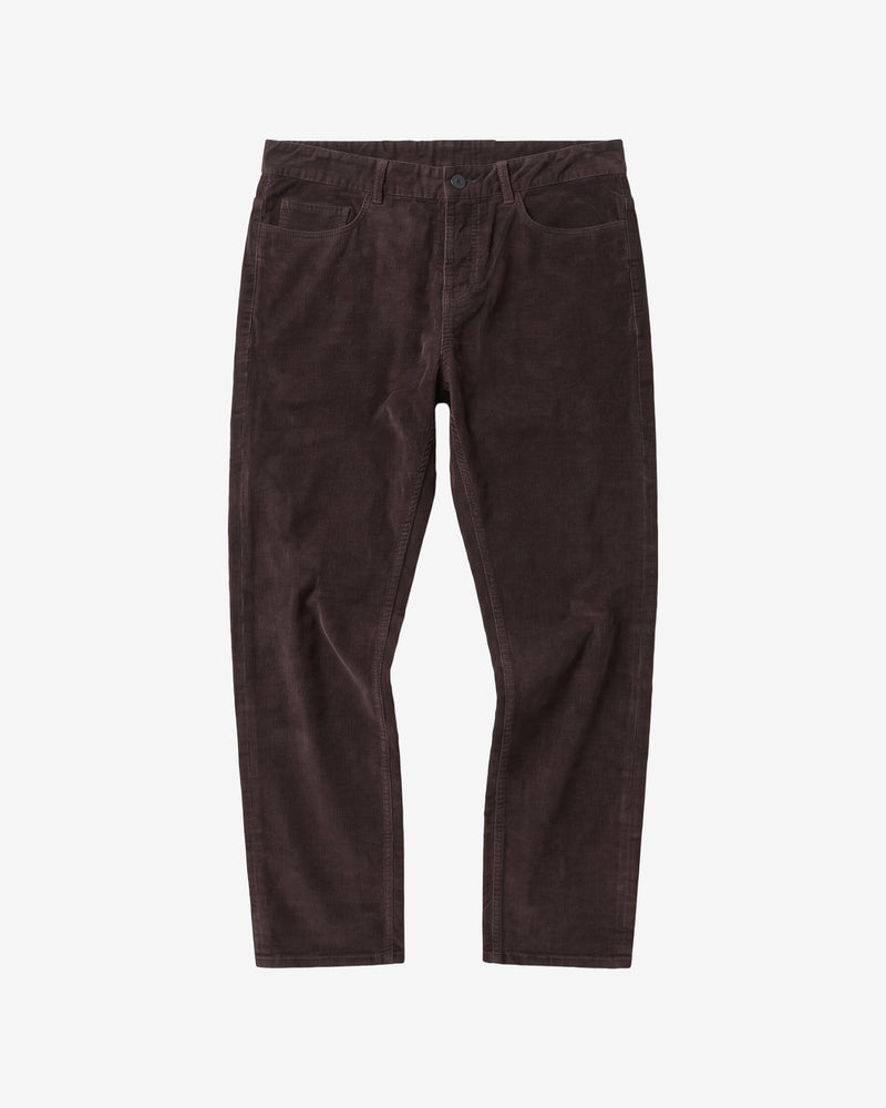 KnowledgeCotton Apparel - MEN Oak regular corduroy pants Pants 1487 Chocolate Torte