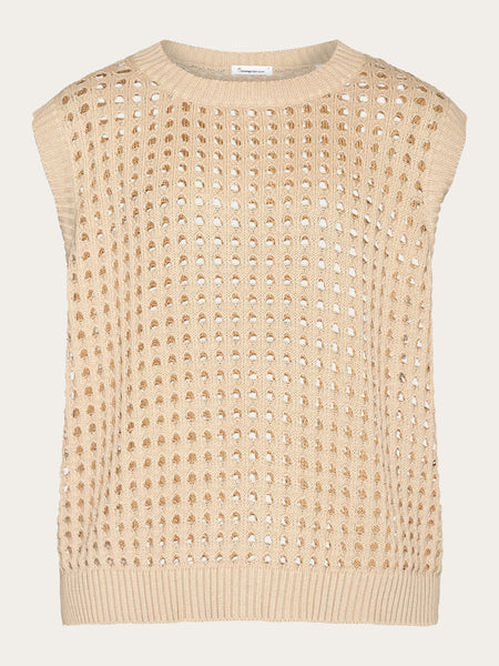 新品　LIGHT SHEER LAYERED KNIT VEST LIGHT SHEER LAYERED KNIT VEST