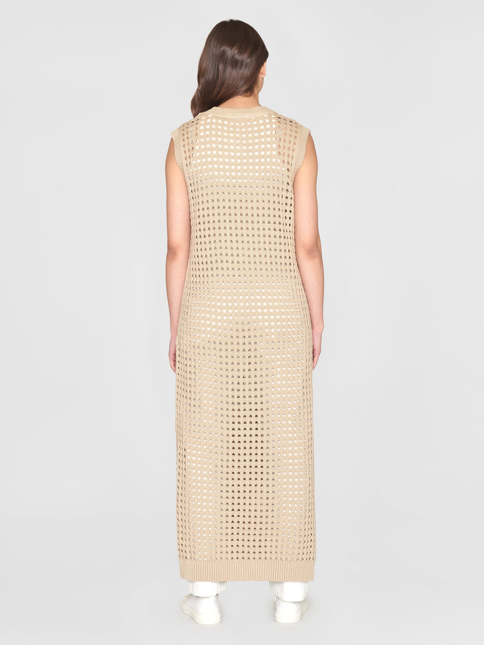 【関税込み】DES PHEMMES OPENWORK KNIT DRESS Openwork knit dress with fringes - Women | MANGO USA
