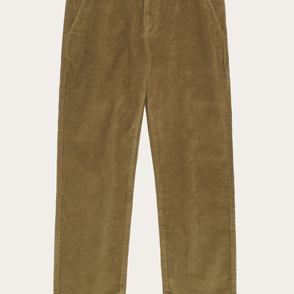 Organic Cotton Chuck Corduroy Pants GOTS - Dark Olive