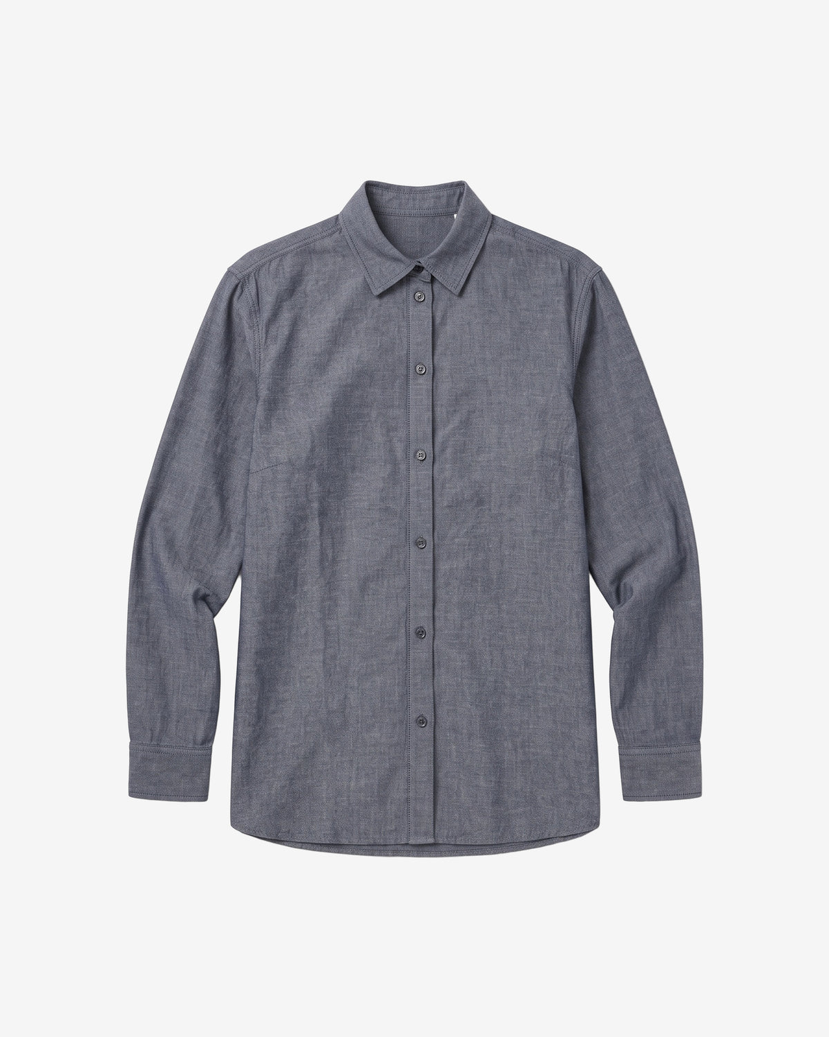 KnowledgeCotton Apparel - WMN Organic Cotton Flannel Shirt GOTS Shirts 1412 Night Sky