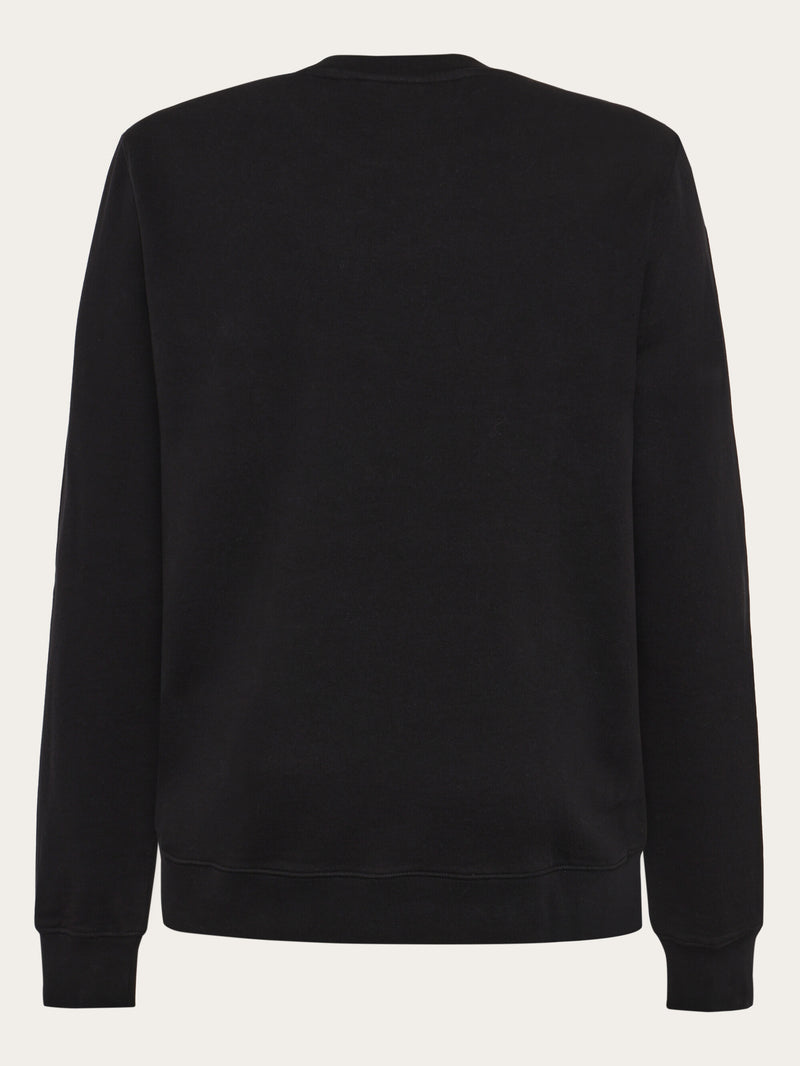 KnowledgeCotton Apparel - MEN Organic Cotton Pocket Crew Neck GOTS Sweats 1300 Black Jet