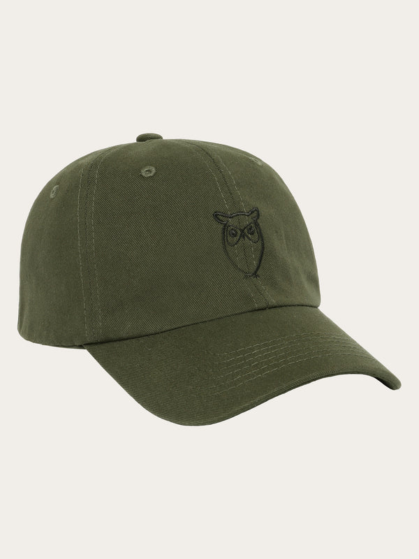 KnowledgeCotton Apparel - UNI Organic Cotton Twill Cap GOTS/Vegan Caps 1090 Forrest Night