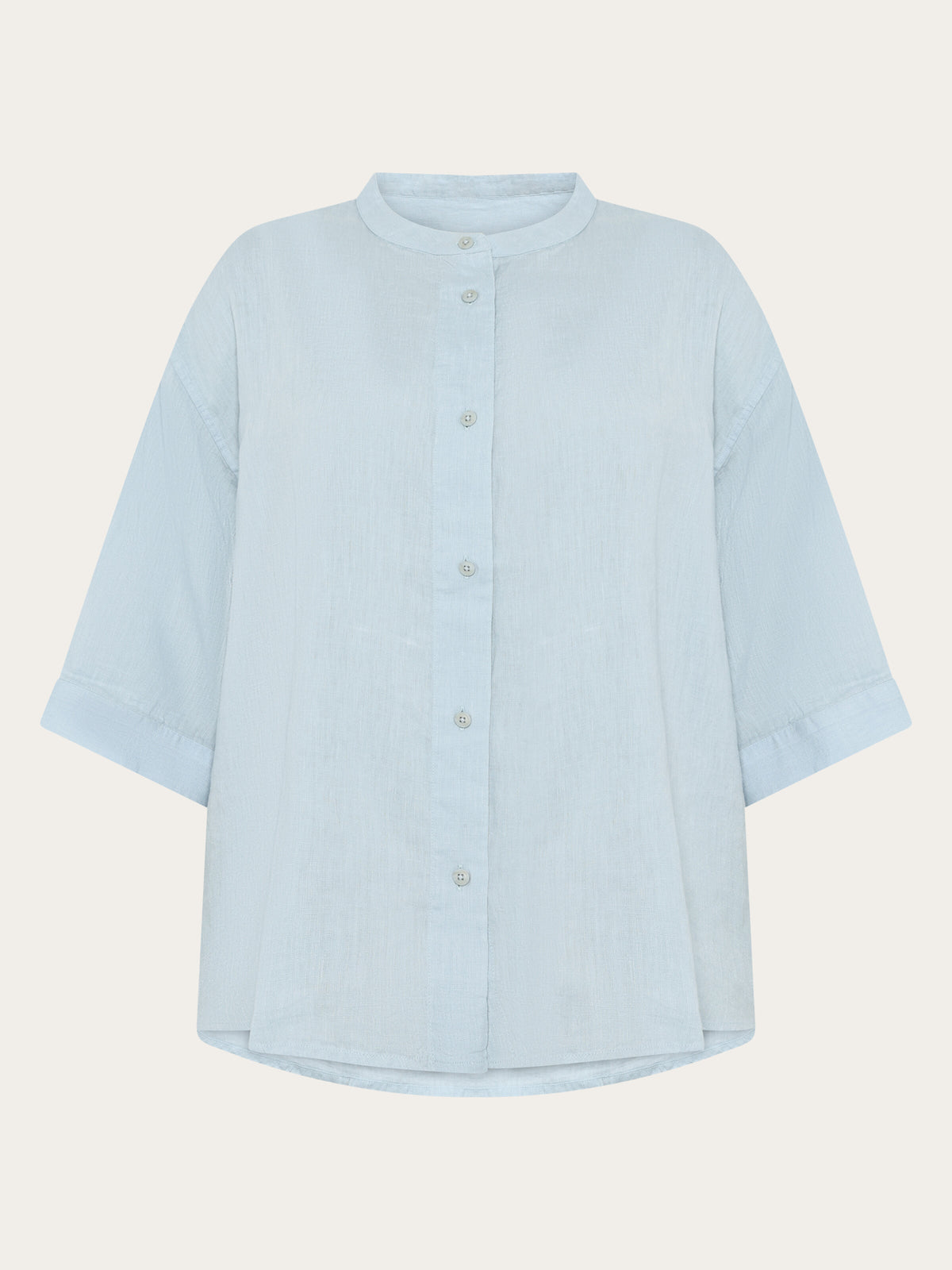 Organic Linen Shirt GOTS/Vegan - Skyway