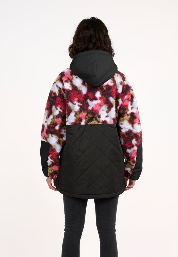 KnowledgeCotton Apparel - WMN Outdoor teddy mix jacket Fleeces 9999 Item Colour