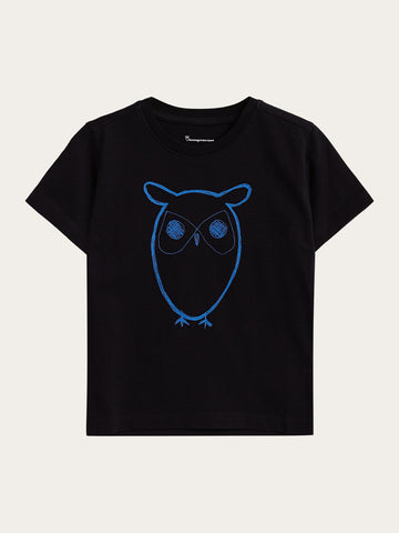 Buy Owl t shirt Swamp from KnowledgeCotton Apparel