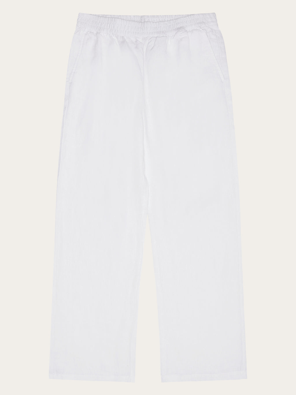 Posey wide linen pants - Bright White