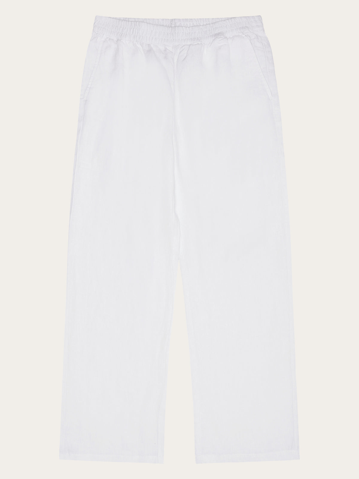 Posey wide linen pants - Bright White