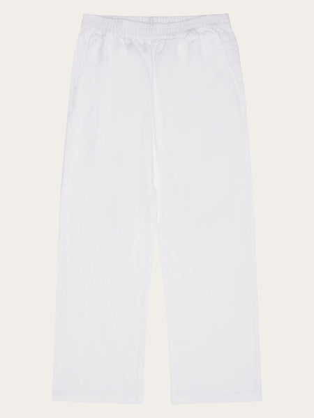 TODAYFUL Cotton Wide Pants 38 ホワイト Posey wide linen pants - Bright White