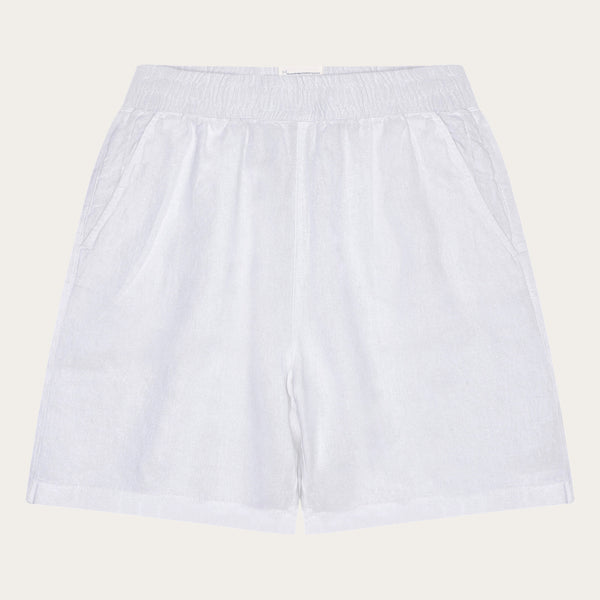 Posey wide linen shorts - Bright White