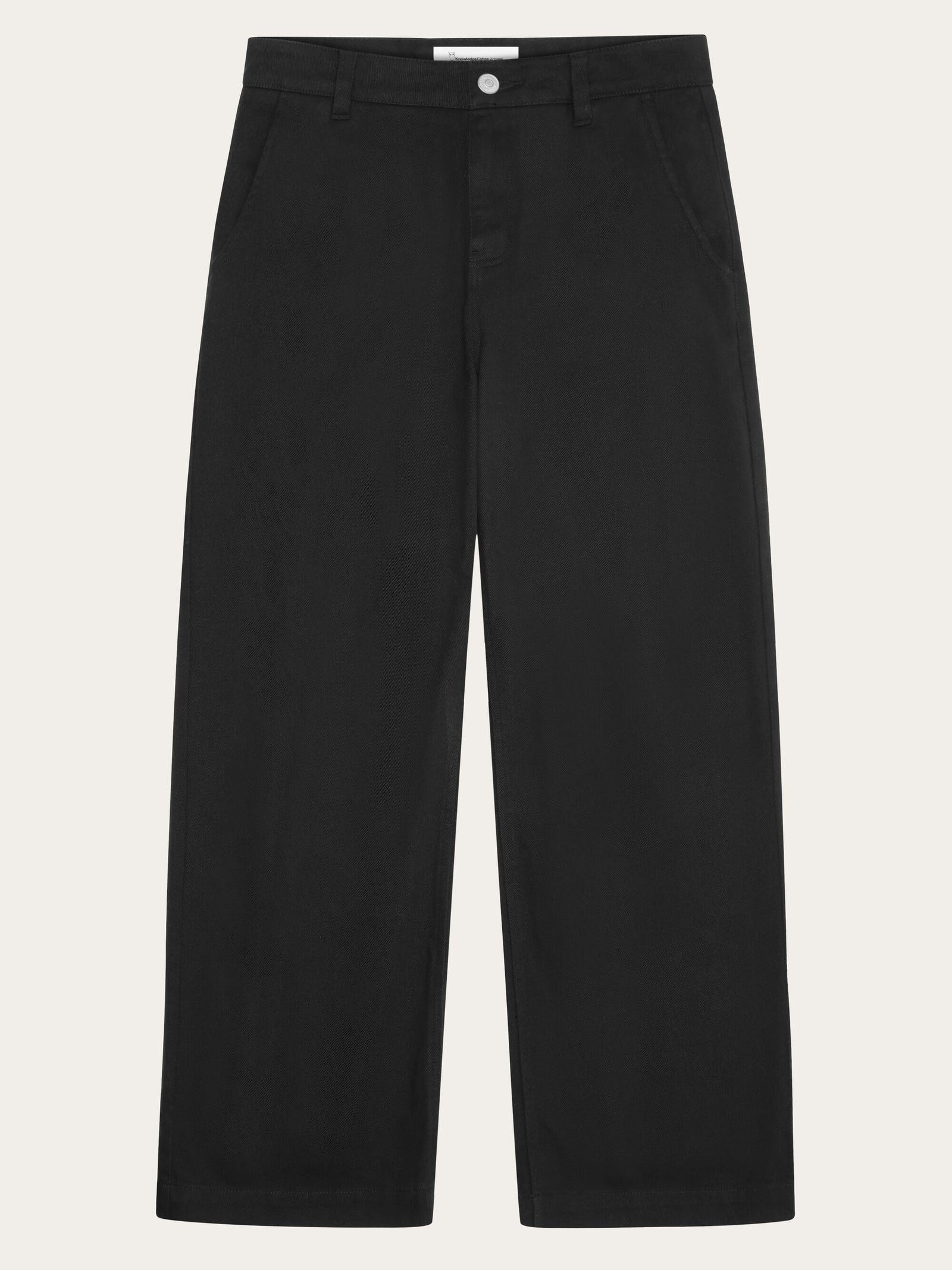 Buy POSEY wide mid-rise twill pant - GOTS/Vegan - Black Jet Buy POSEY wide mid-rise twill pant - GOTS/Vegan - Black Jet