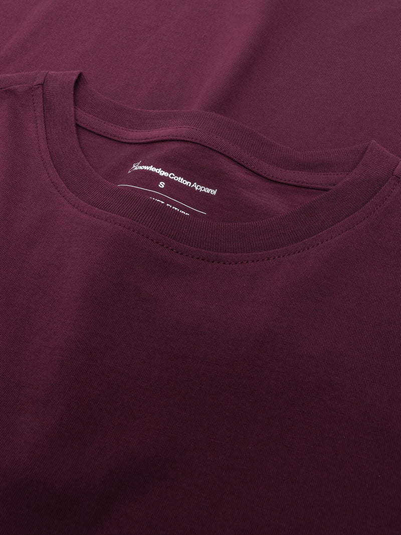 KnowledgeCotton Apparel - WMN Pima t-shirt T-shirts 1281 Fig