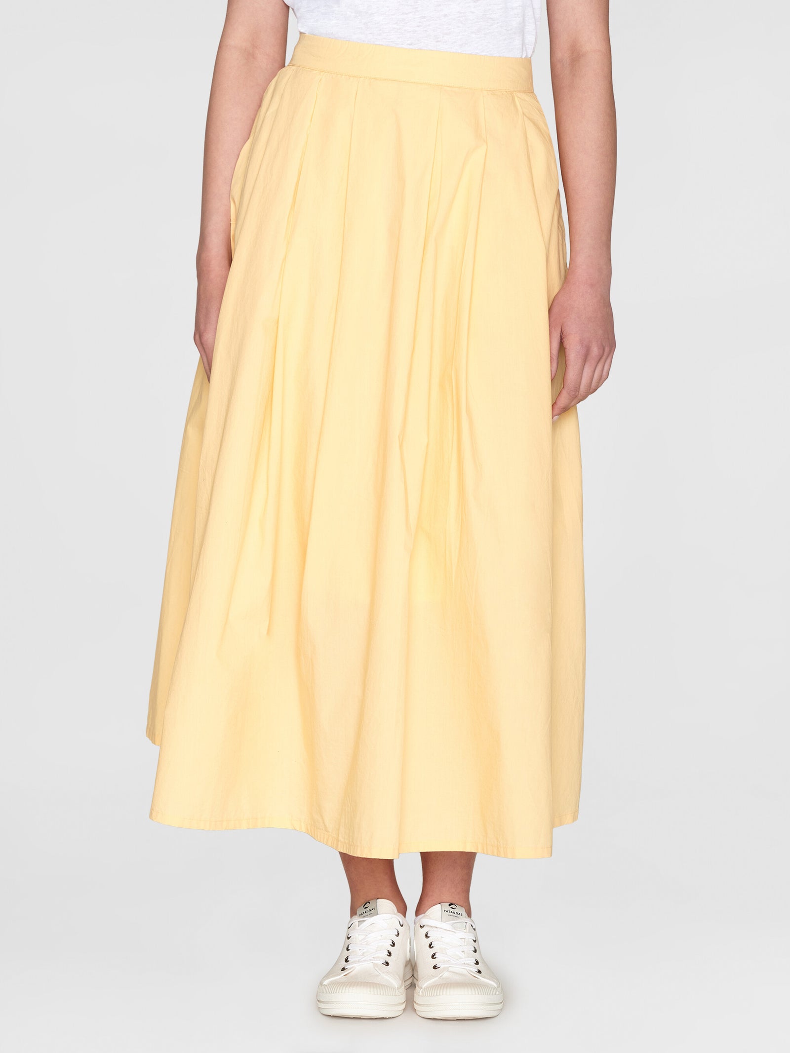 【U LAN】Apple Golden Pleated Skirt Pleated skirt in gold color brand LIU JO — Globalbrandsstore