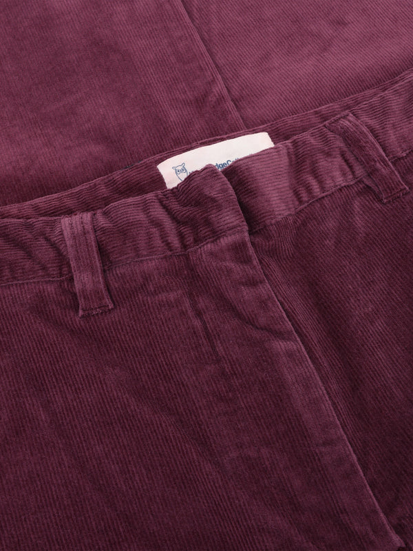 KnowledgeCotton Apparel - WMN Posey wide corduroy pant Pants 1281 Fig