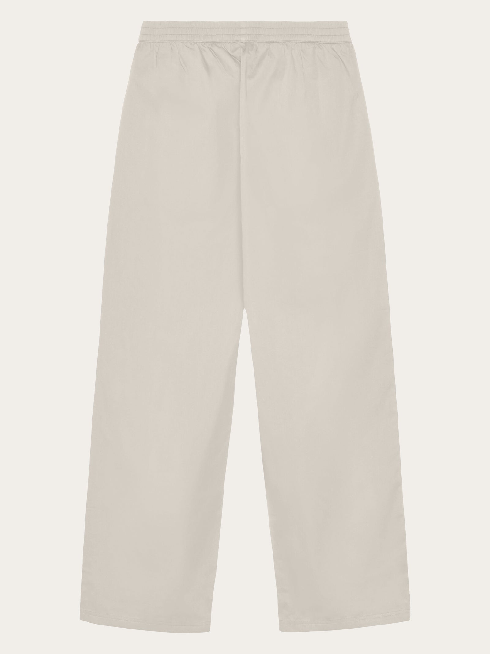 Posey wide satin pants - Egret