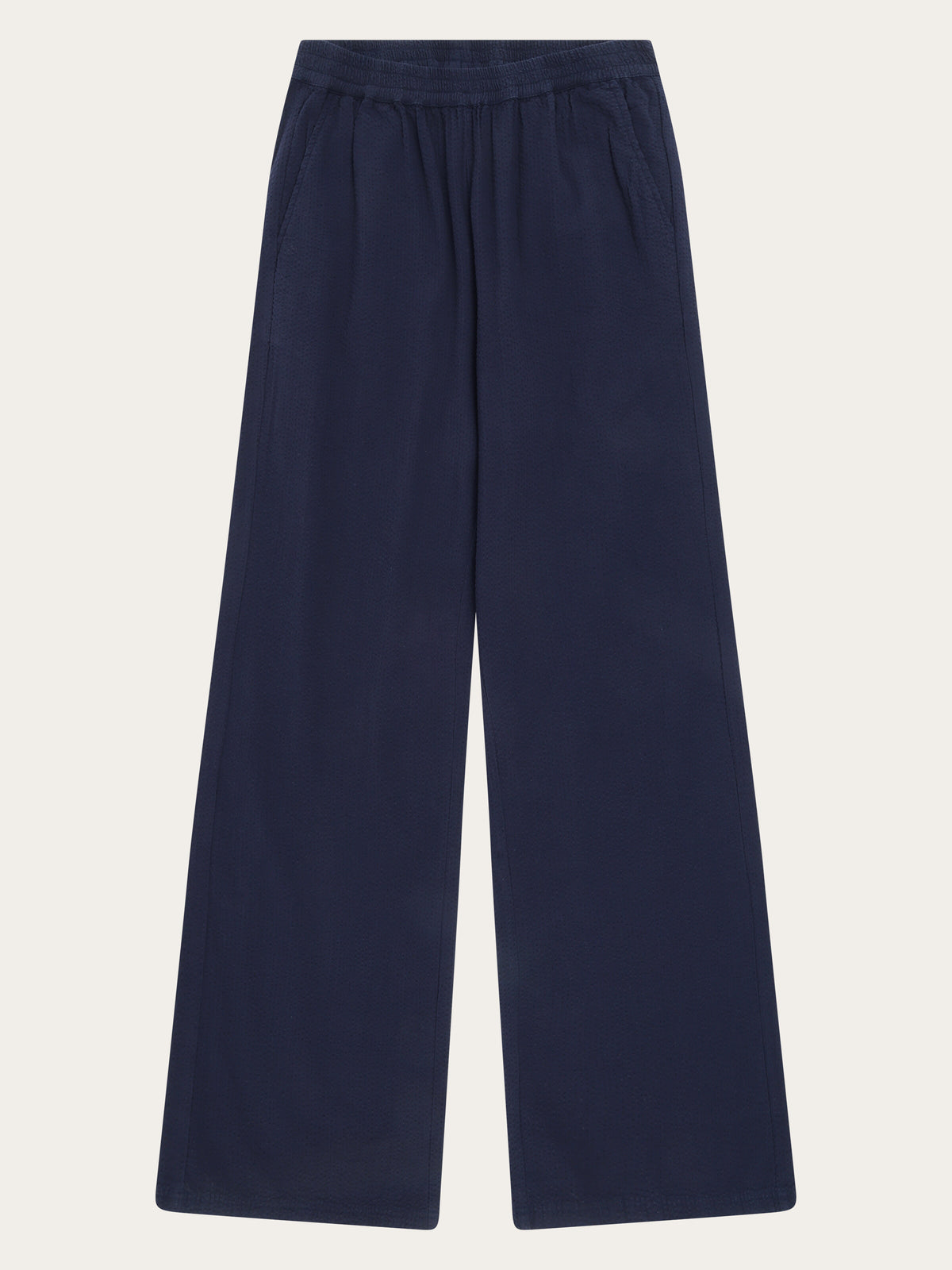 Posey wide seersucker pants - Night Sky
