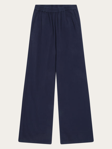 Posey wide seersucker pants - Night Sky