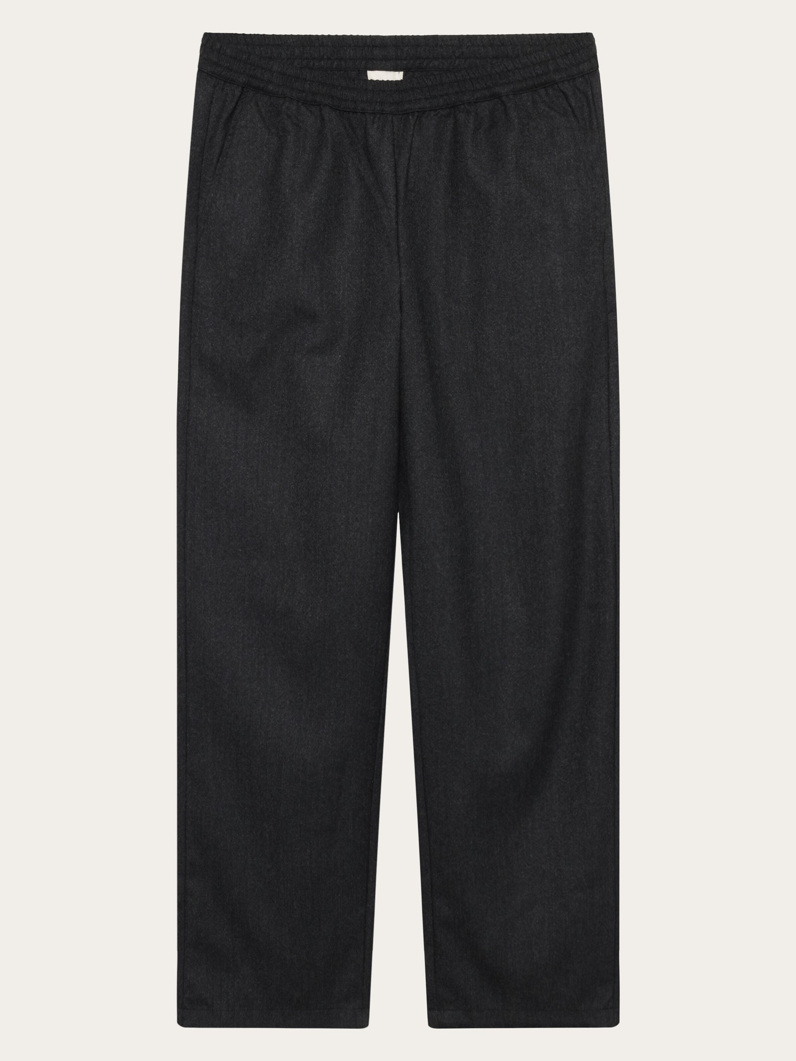Posey wide wool pants - Dark Grey Melange