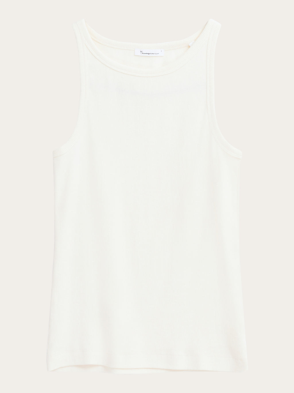 Tシャツ・カットソー RONRON RIBBON PATTERN SLEEVELESS WHITE RR24BSL3268WH Racerback Ribbed Vest-White | Boden USA