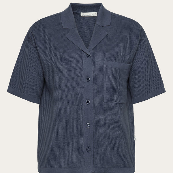 Racking stitch short sleeved shirt - Regenerative Organic