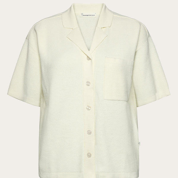 Racking stitch short sleeved shirt - Regenerative Organic Certified™ -
