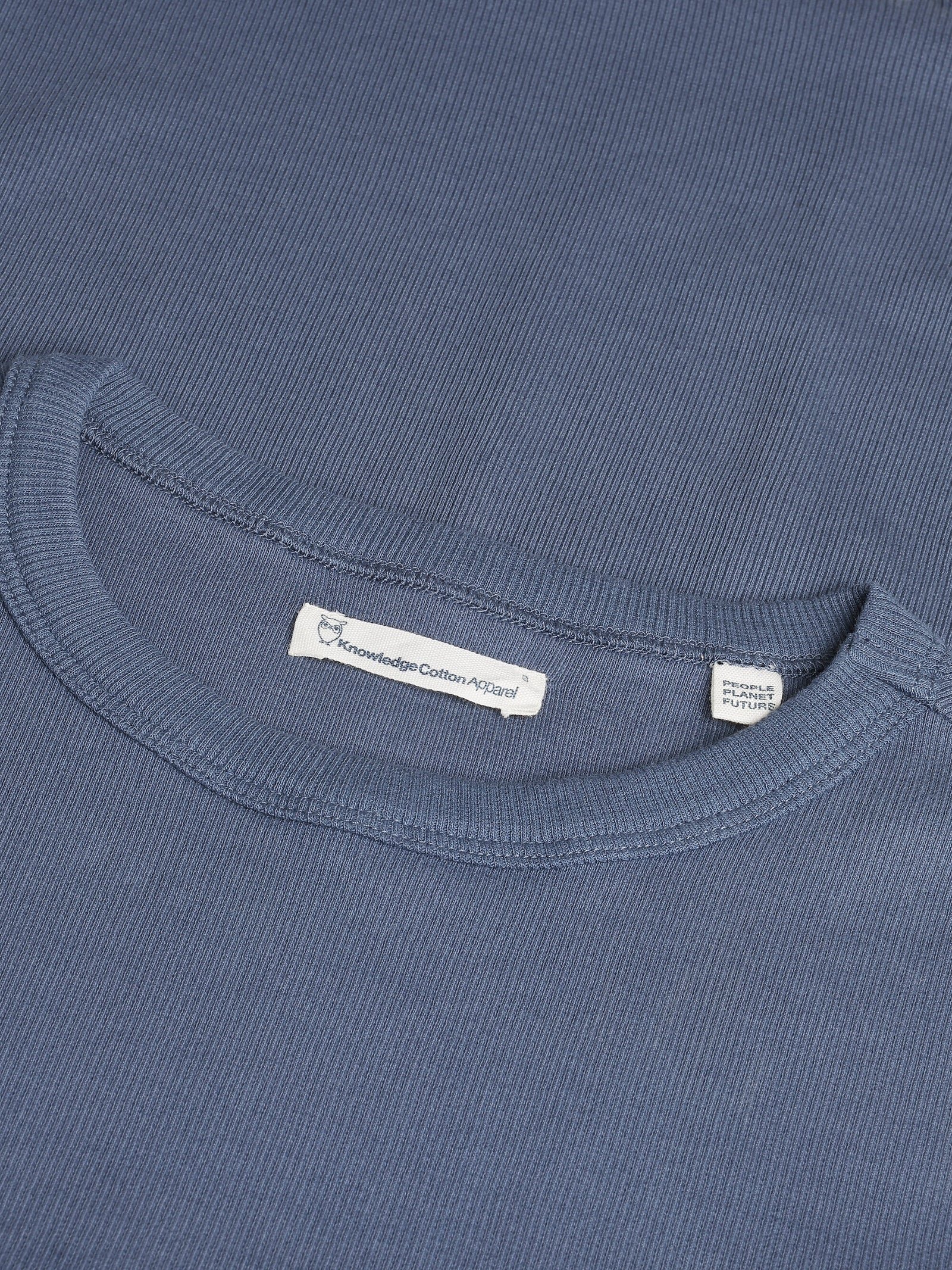 Regenerative Organic Cotton Rib T-Shirt GOTS/Vegan - Vintage