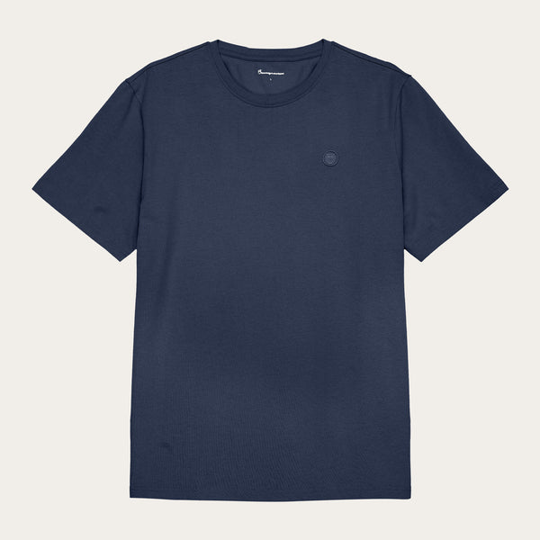 Regular fit Badge t-shirt - Insigna Blue melange