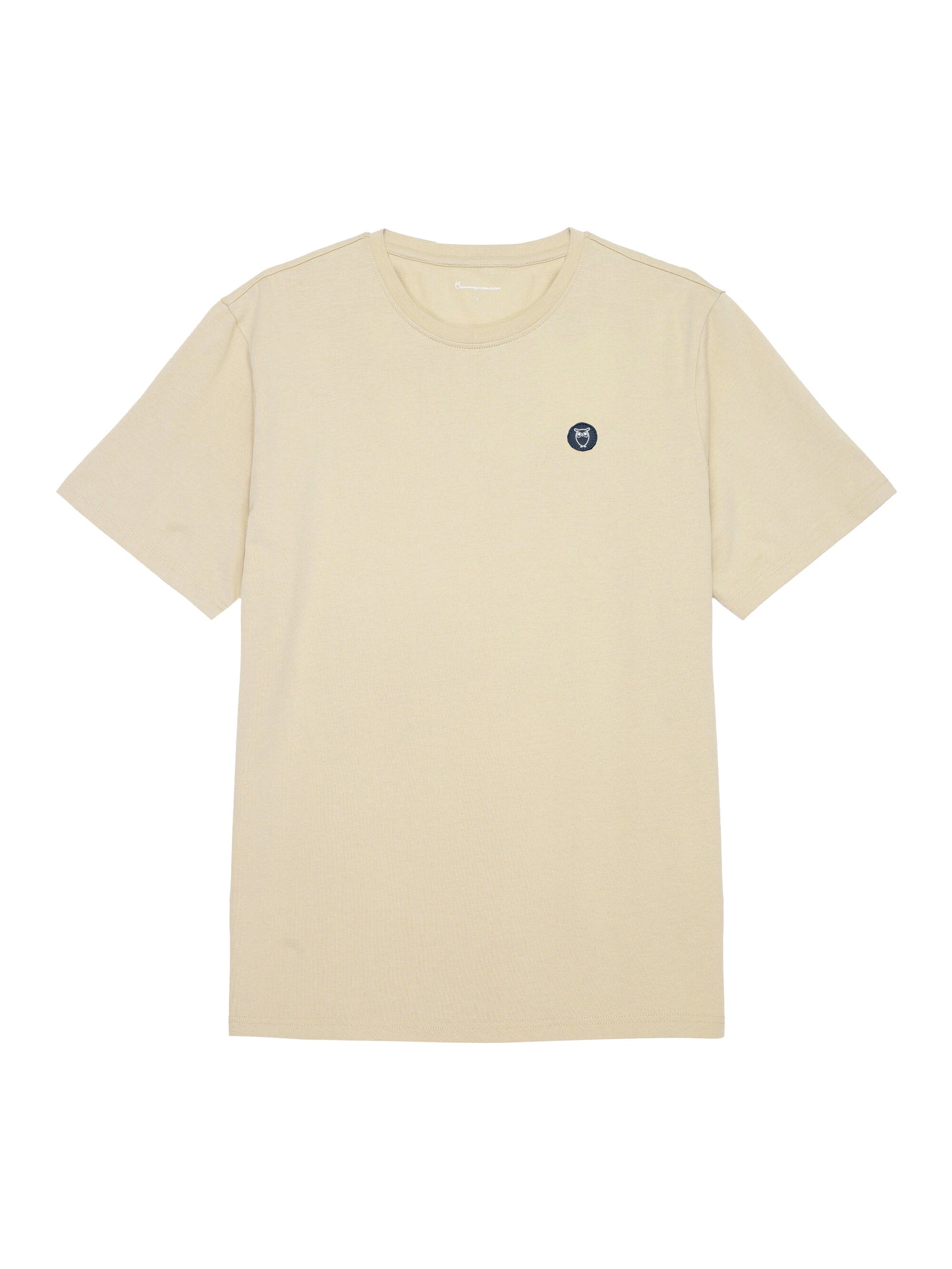 Tシャツ・カットソー COVERNAT Authentic Cool Tech T-Shirt Beige Regular fit Badge t-shirt - Safari – KnowledgeCotton Apparel