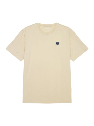 Regular fit Badge t-shirt - Light feather gray