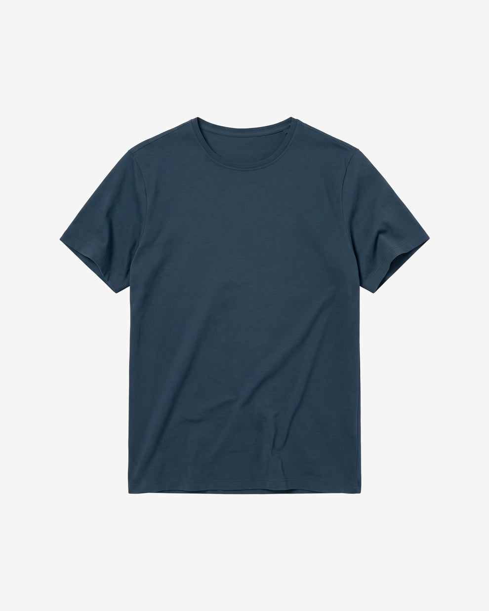 KnowledgeCotton Apparel - MEN Regular fit Basic tee T-shirts 1001 Total Eclipse