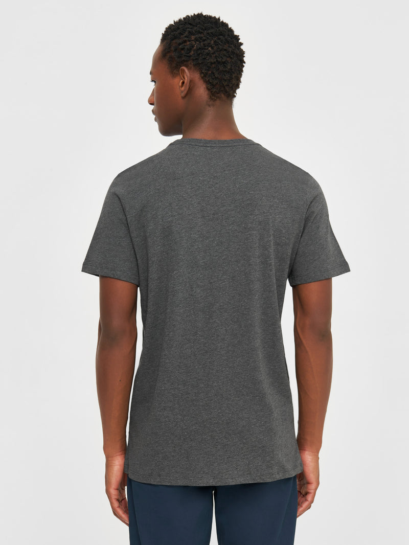 Regular fit Basic tee - Dark Grey Melange