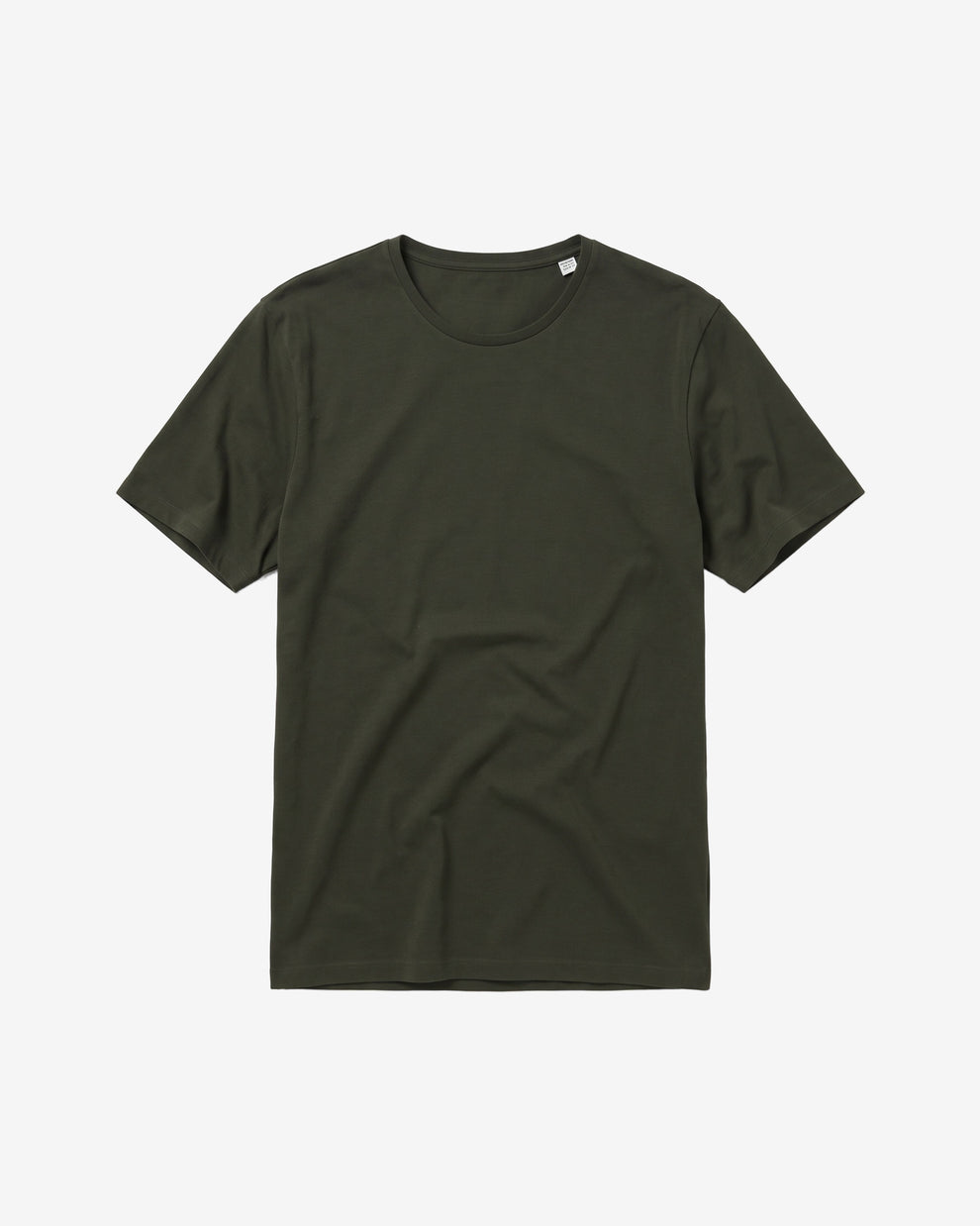 KnowledgeCotton Apparel - MEN Regular fit Basic tee T-shirts 1090 Forest Night